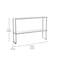 Flash Furniture Reese 430 Stainless Steel 18 Gauge NSF Certified 48-in x 12-in Metal Kitchen Double Overshelf NH-OSD-1248-GG - alternate 2